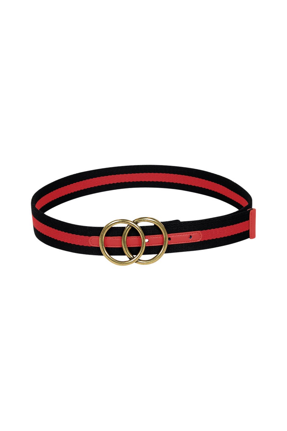 [TEST] Stripe Double Circle Belt