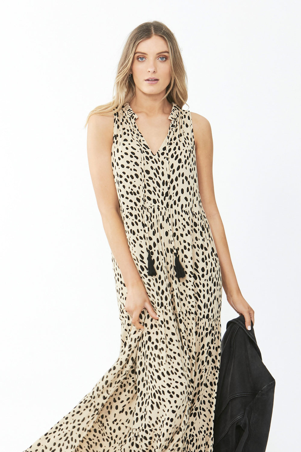 [TEST] Lara Tie Front Maxi Dress