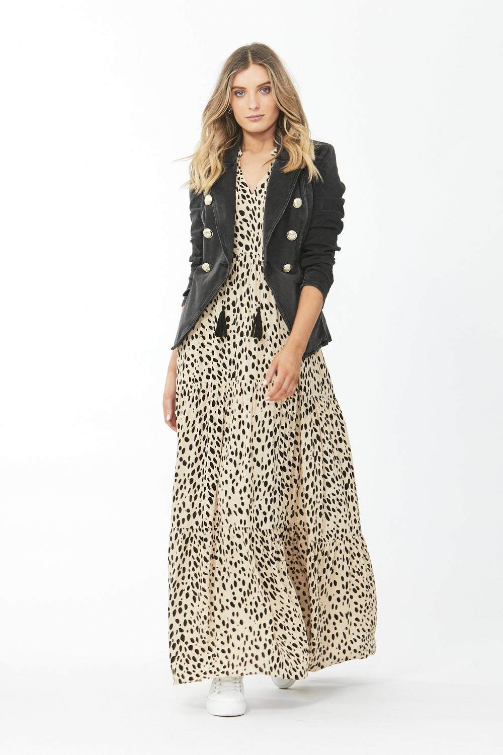 [TEST] Lara Tie Front Maxi Dress