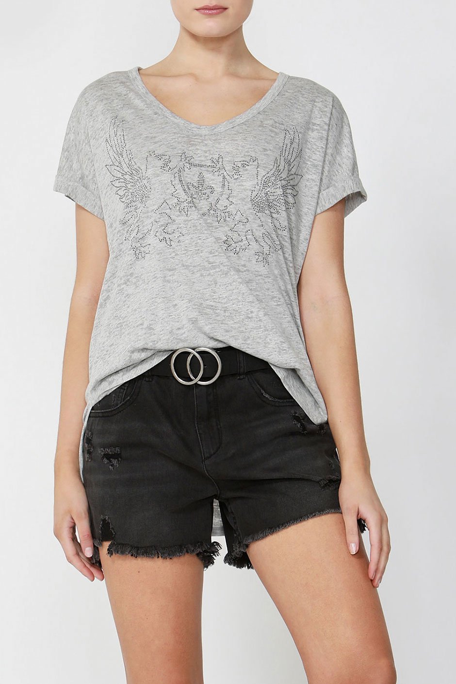 [TEST] Studded Griffin Band Tee