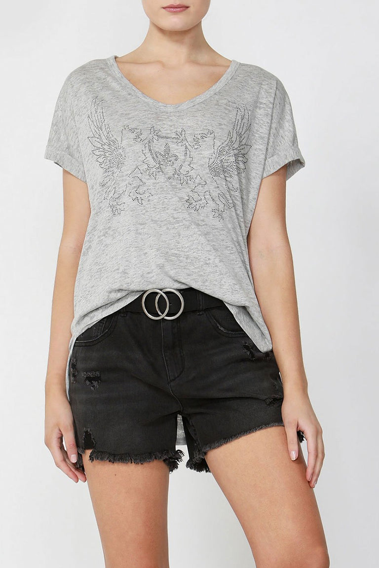 [TEST] Studded Griffin Band Tee