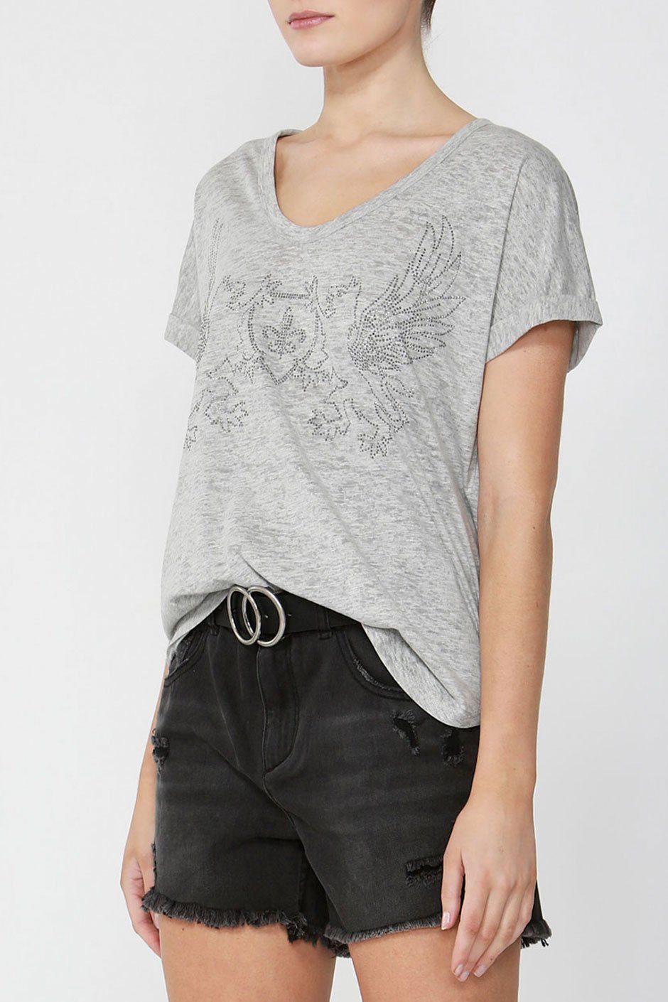 [TEST] Studded Griffin Band Tee