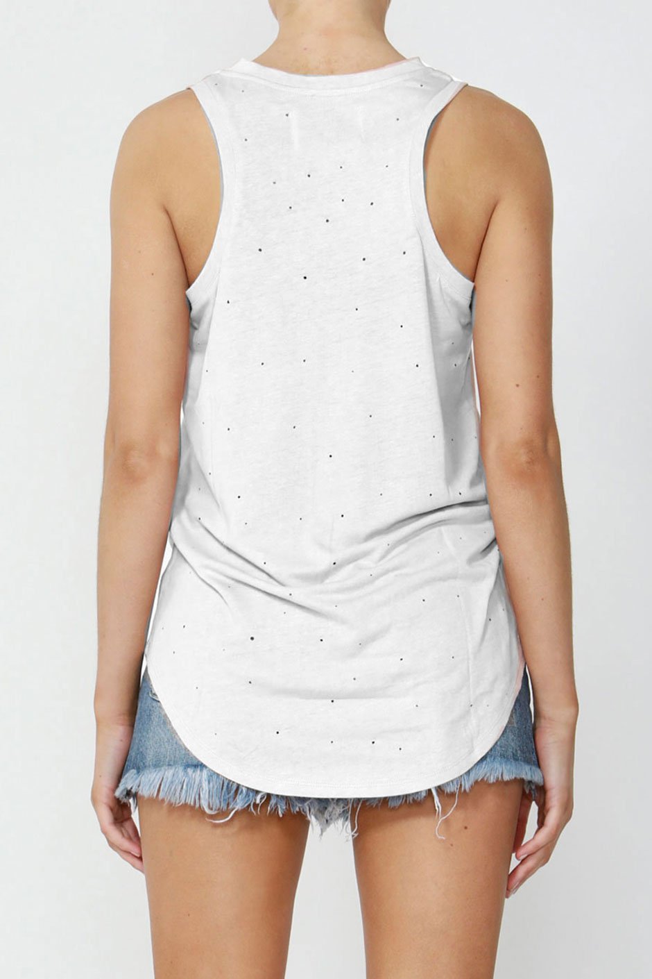 [TEST] Luxe Distressed Linen Tank
