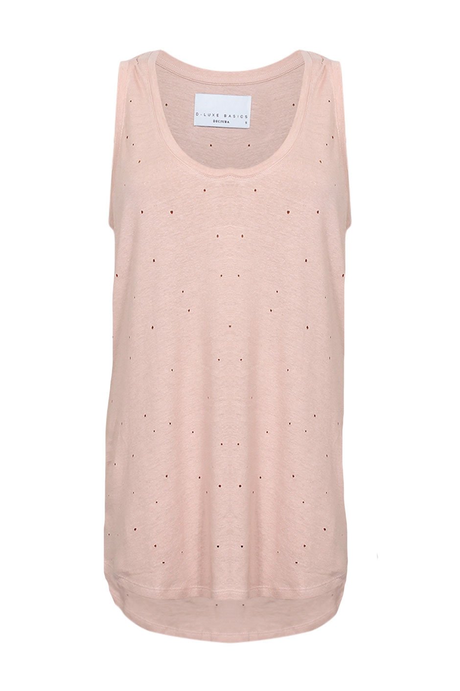 [TEST] Luxe Distressed Linen Tank