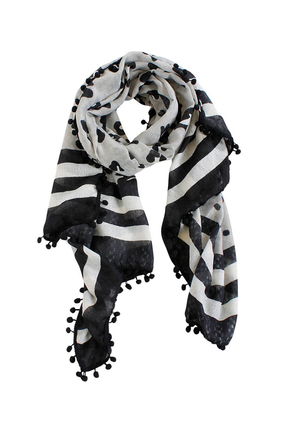 [TEST] Ocelot with Poms Scarf