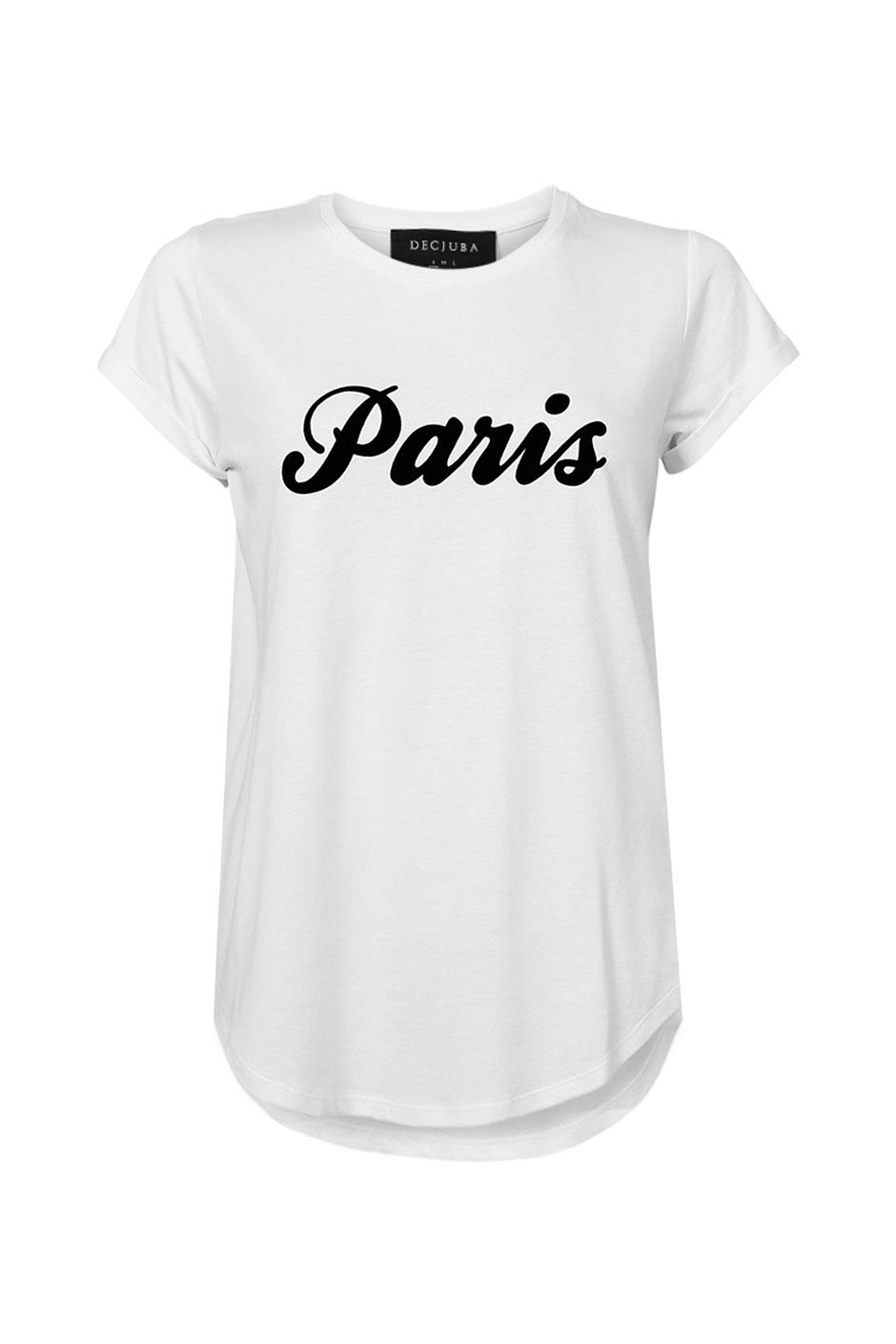 [TEST] Paris Flocked Tee
