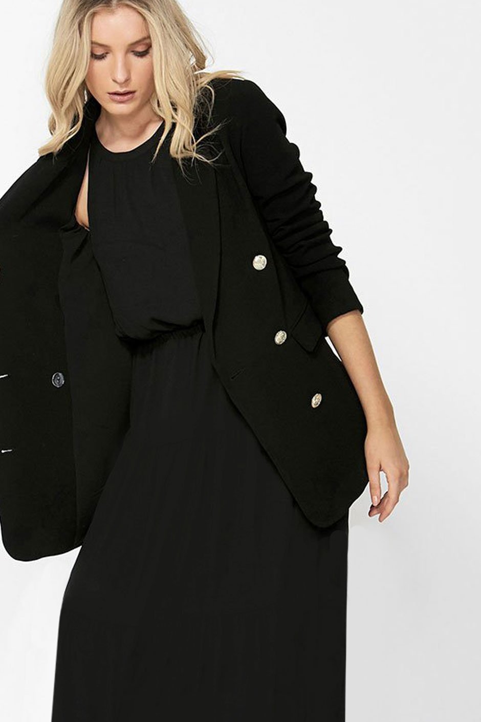 [TEST] Avery Shirred Waist Midi Dress