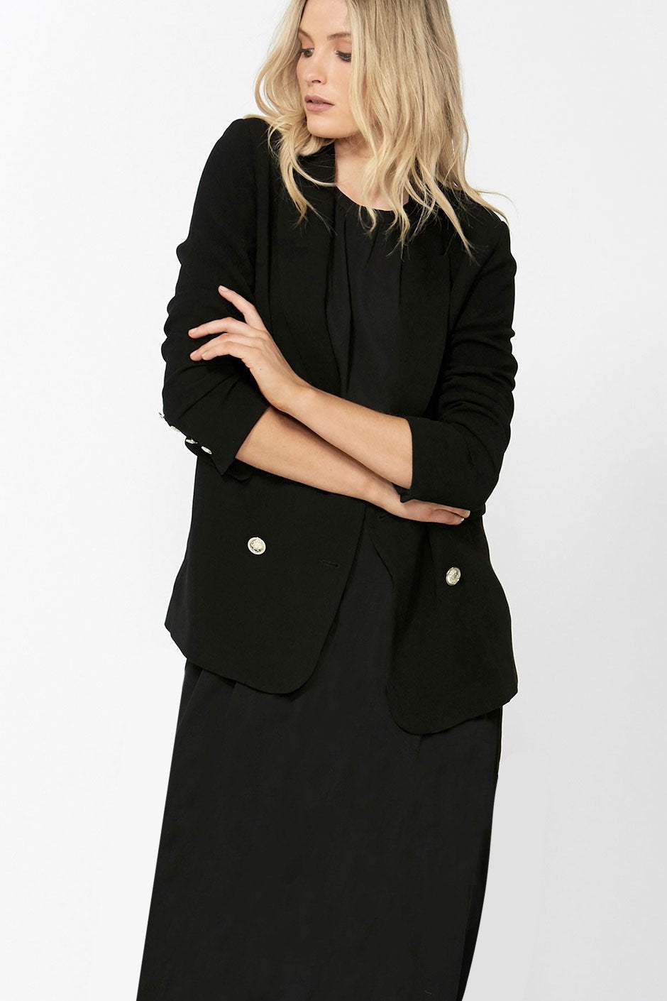 [TEST] Avery Shirred Waist Midi Dress