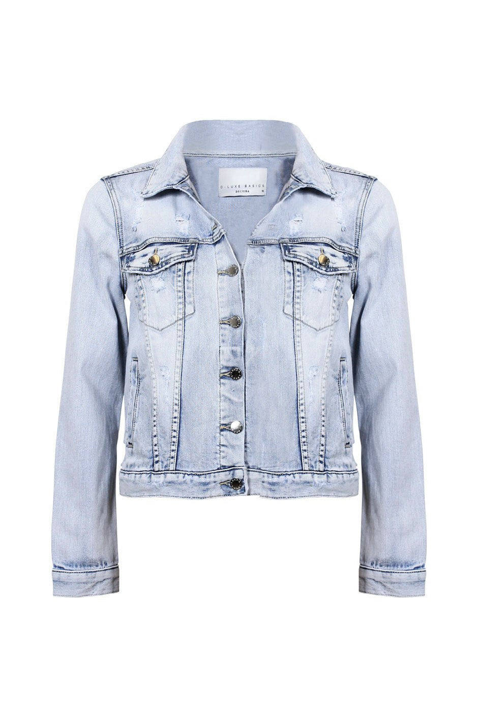 [TEST] Luxe Distressed Denim Jacket