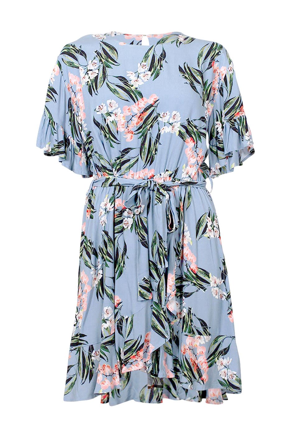 [TEST] Lottie Ruffle Wrap Dress