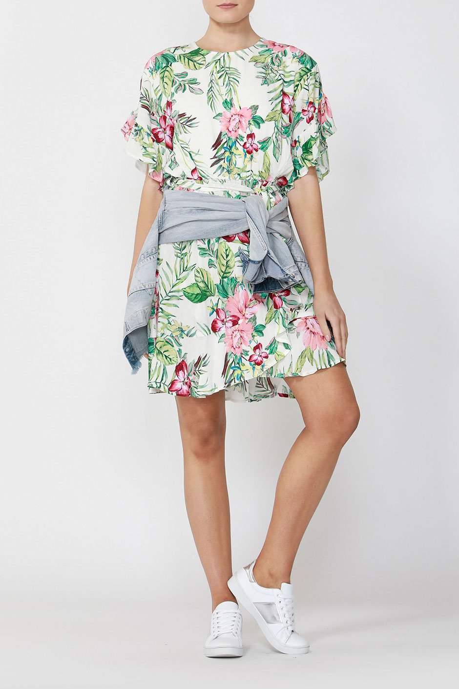 [TEST] Lottie Ruffle Wrap Dress