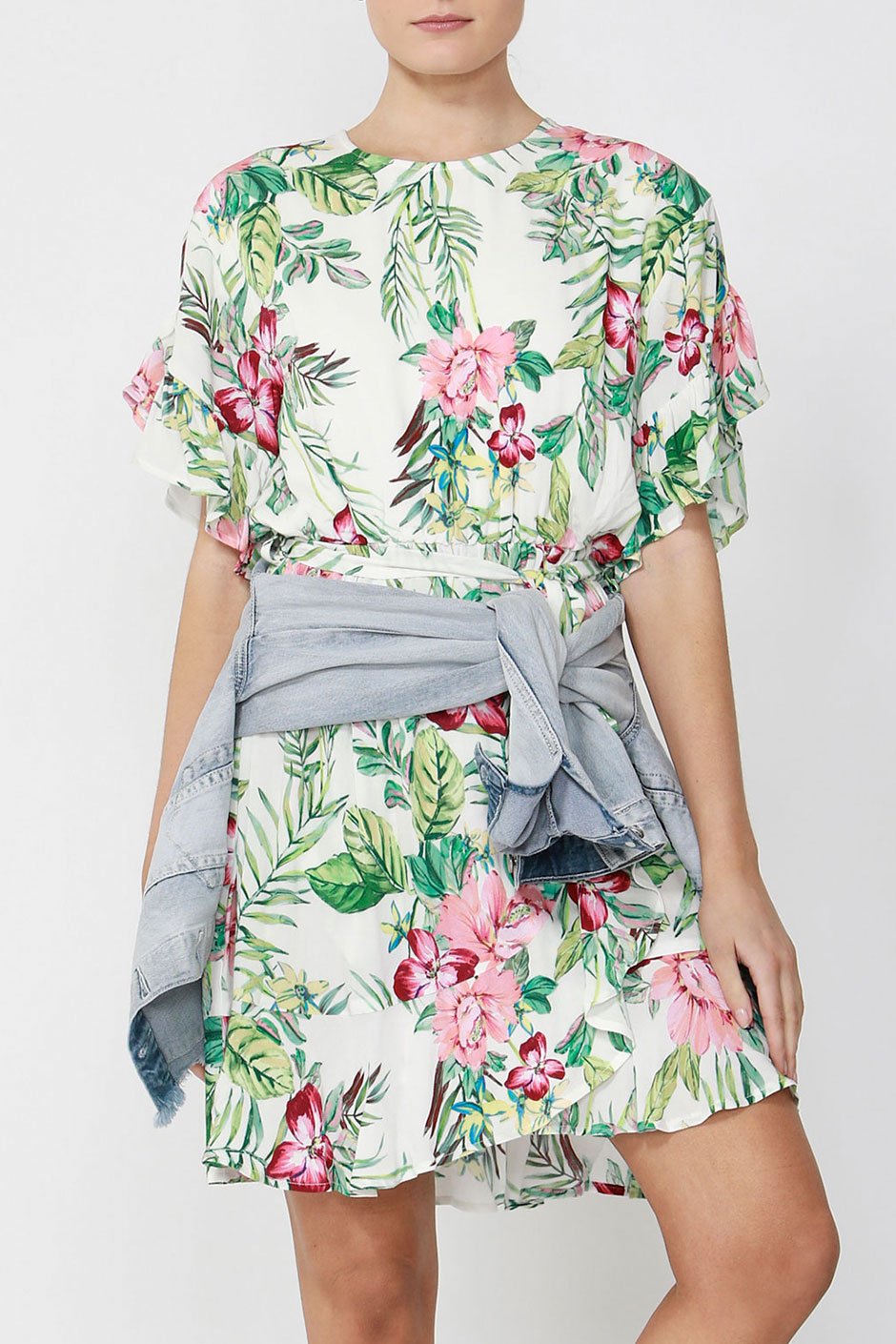 [TEST] Lottie Ruffle Wrap Dress