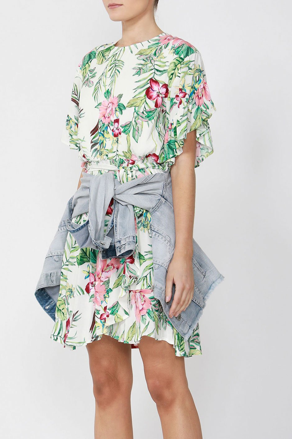 [TEST] Lottie Ruffle Wrap Dress