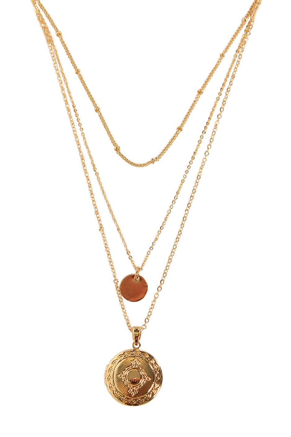 [TEST] Locket 3 Layer Necklace