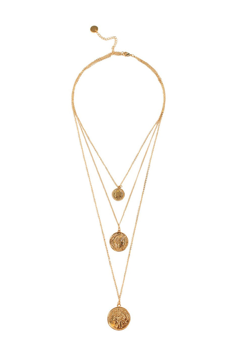 [TEST] Vintage 3 Layer Coin Necklace