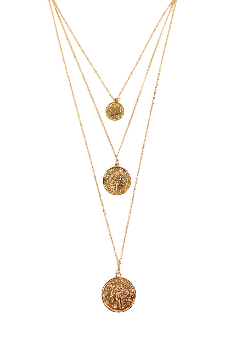 [TEST] Vintage 3 Layer Coin Necklace