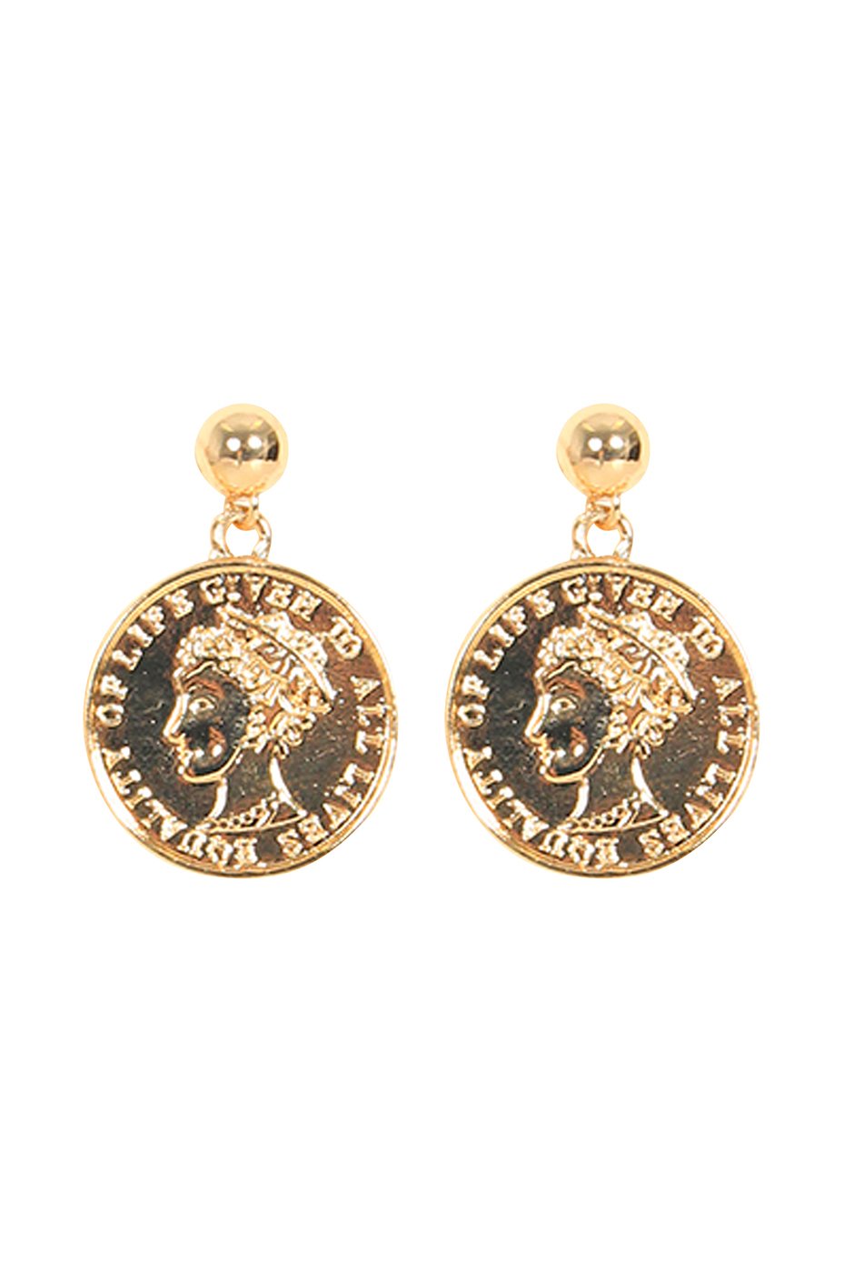 [TEST] Allie Coin Drop Earrings