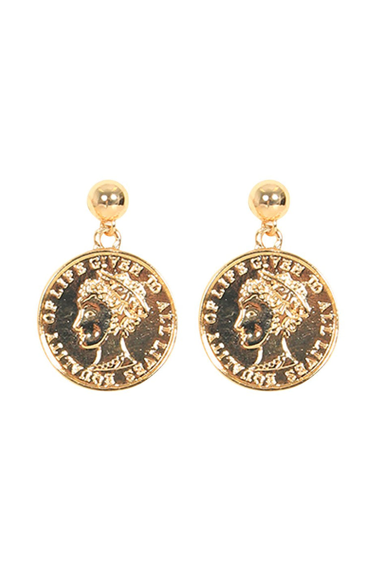 [TEST] Allie Coin Drop Earrings