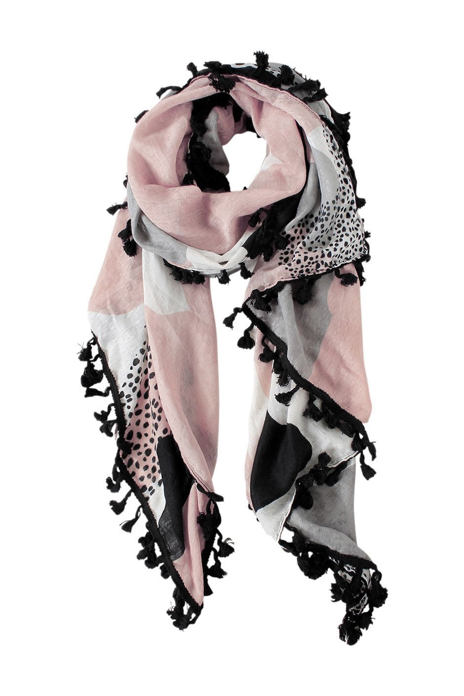 [TEST] Speckled Tassel Scarf