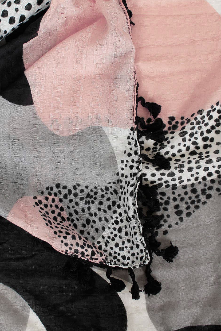 [TEST] Speckled Tassel Scarf