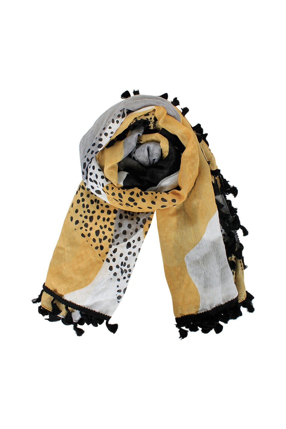 [TEST] Speckled Tassel Scarf