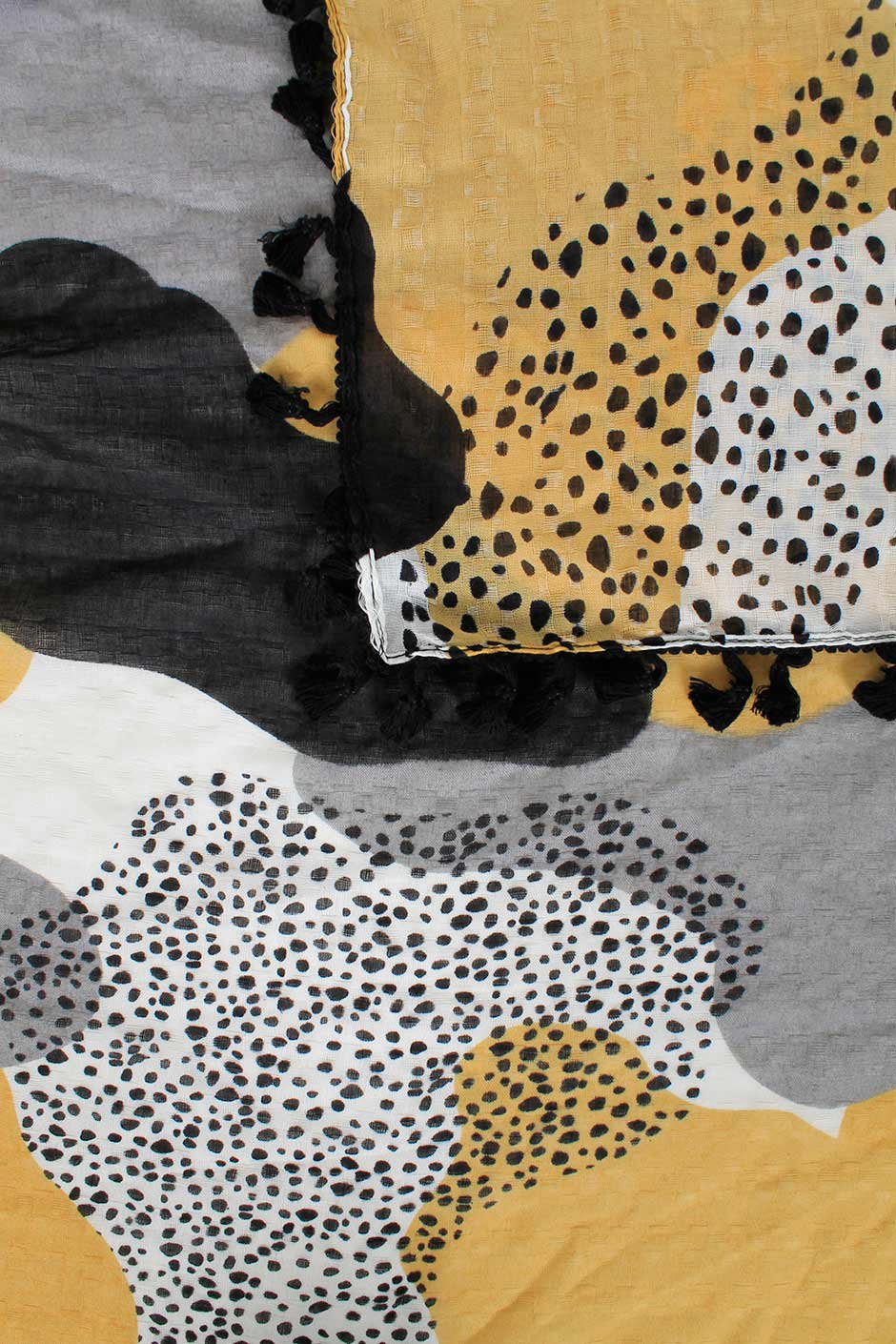 [TEST] Speckled Tassel Scarf
