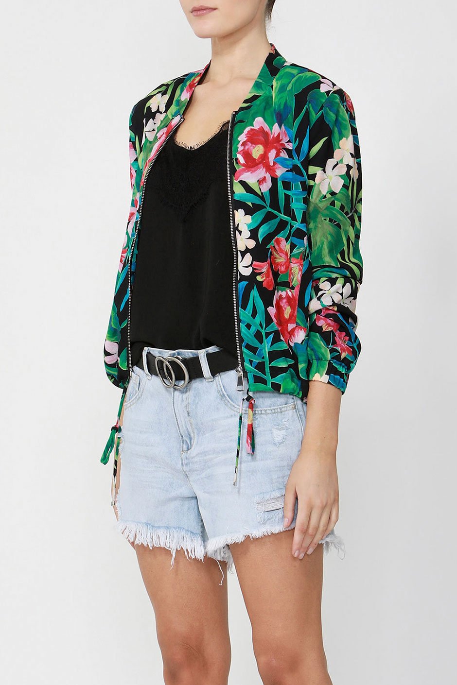 [TEST] Alycia Printed Bomber