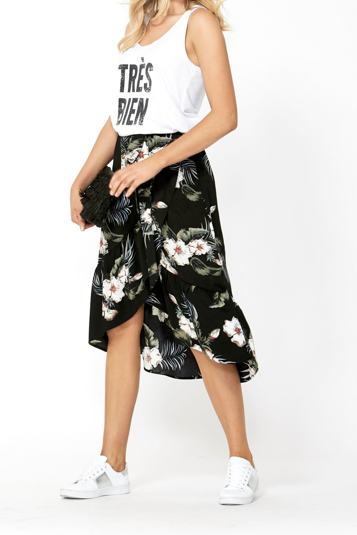 [TEST] Ava Wrap Midi Skirt