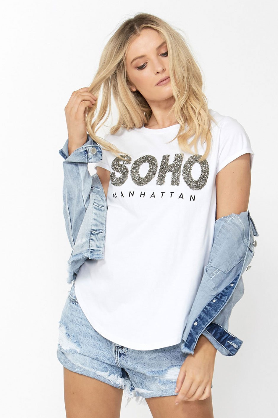 [TEST] Soho Embellished Tee