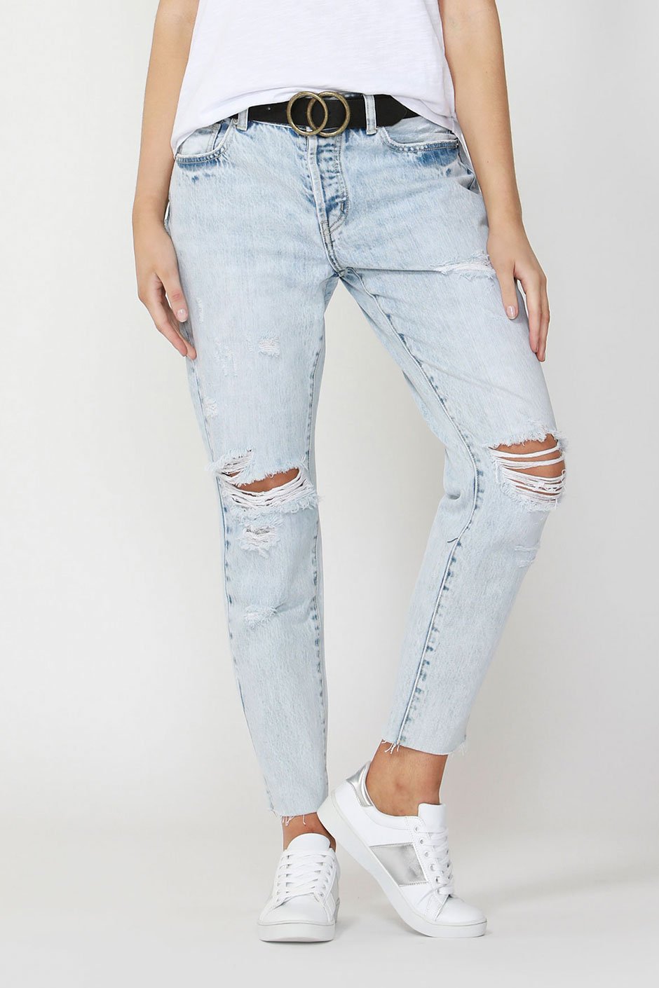 [TEST] Hudson Distressed Slim Jean