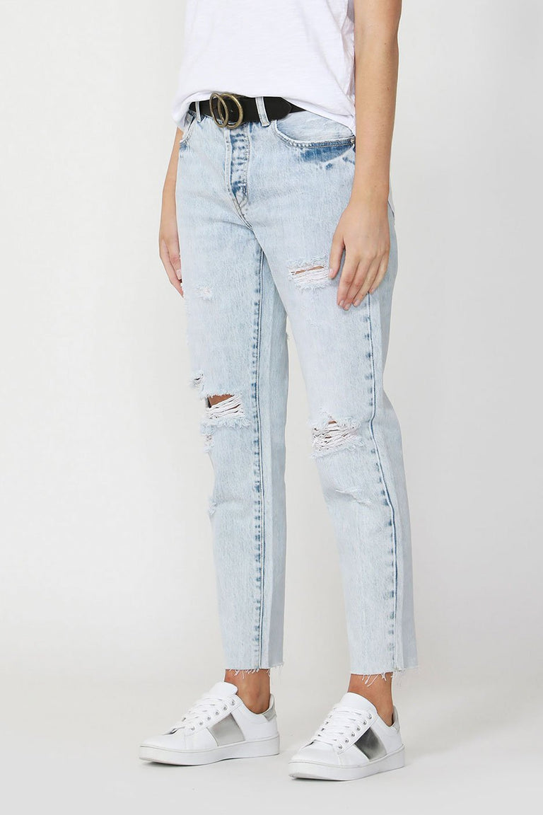 [TEST] Hudson Distressed Slim Jean