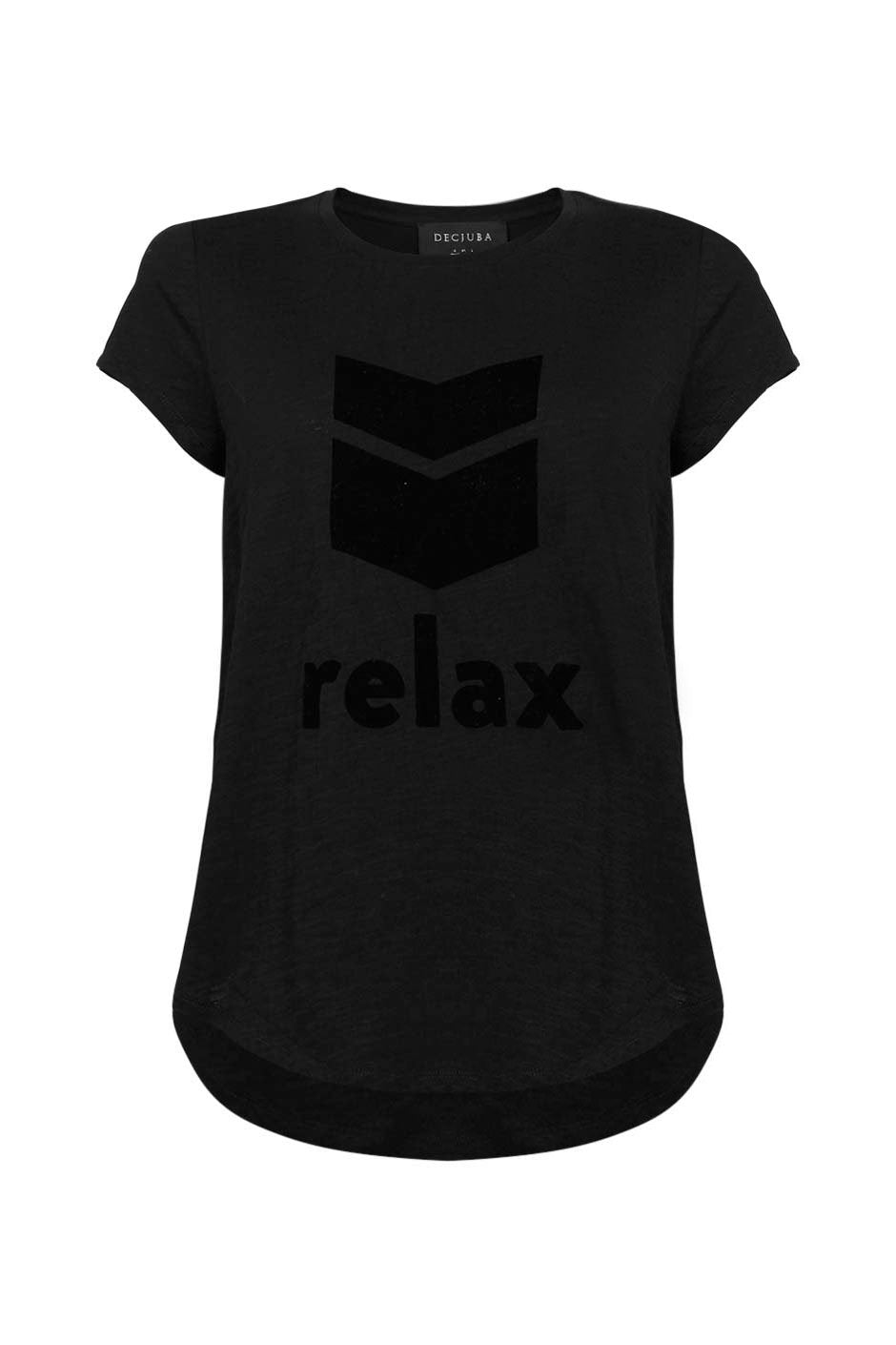 [TEST] Relax Flocked Tee