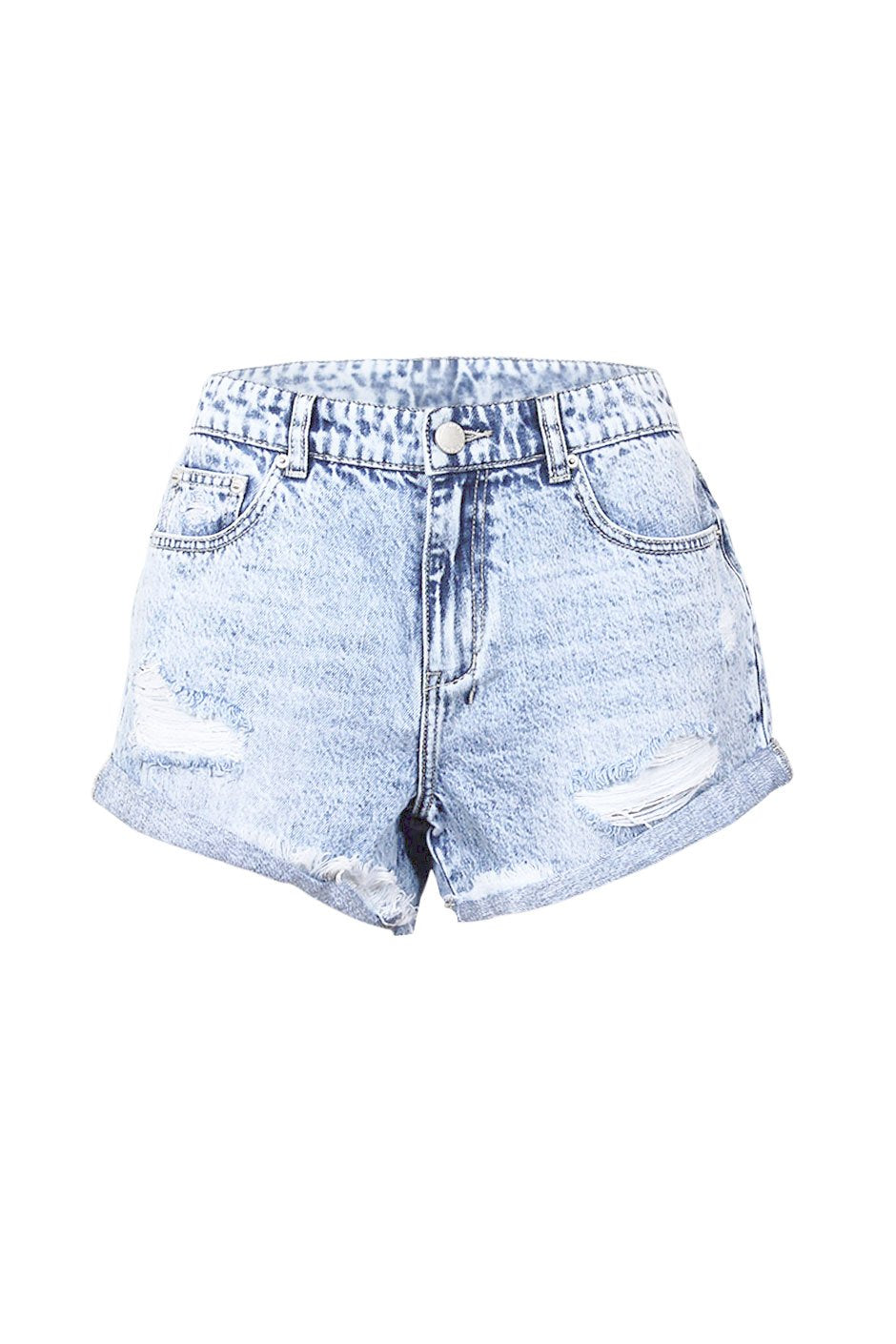 [TEST] Monaco Roll Cuff Denim Short