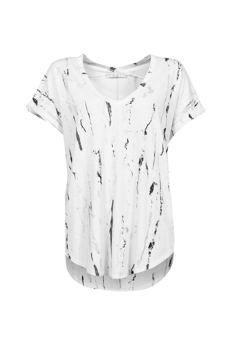 [TEST] Luxe Printed Boyfriend Tee