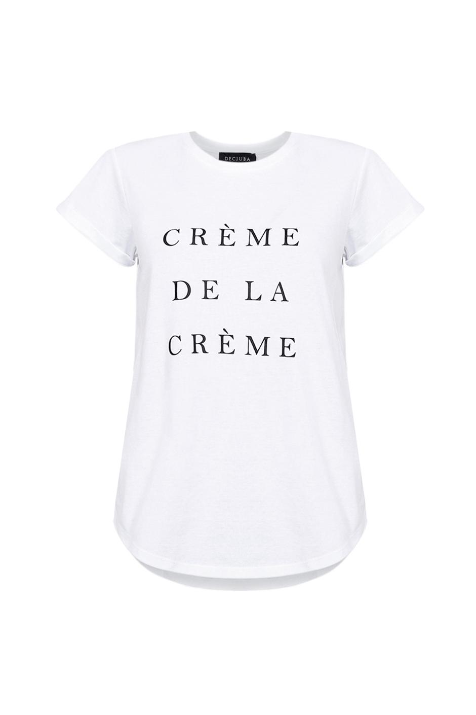 [TEST] Creme Text Tee