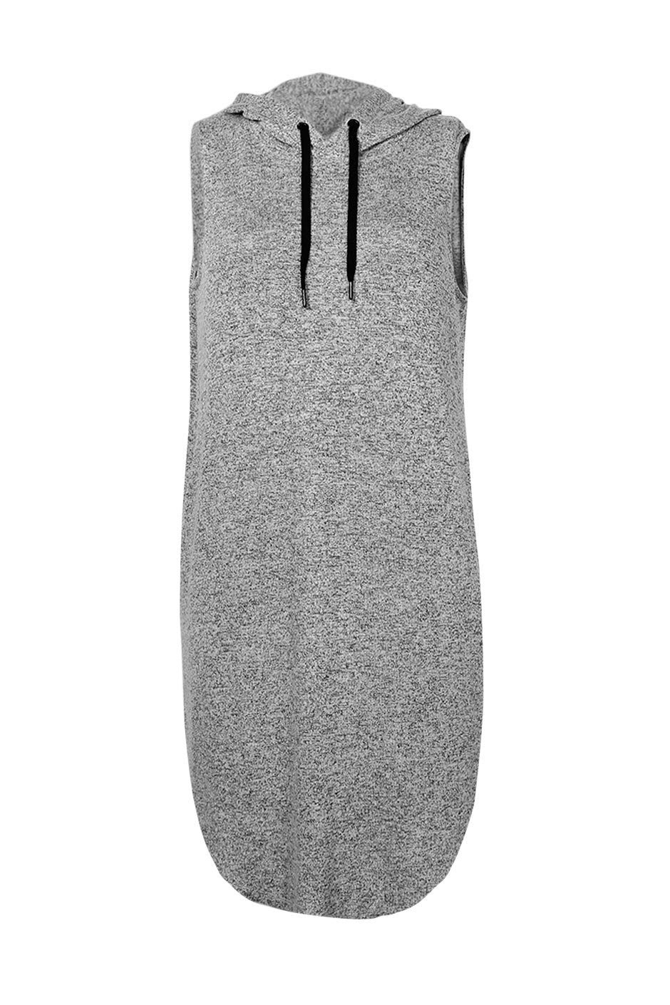 [TEST] Luxe Sleeveless Hooded Dress