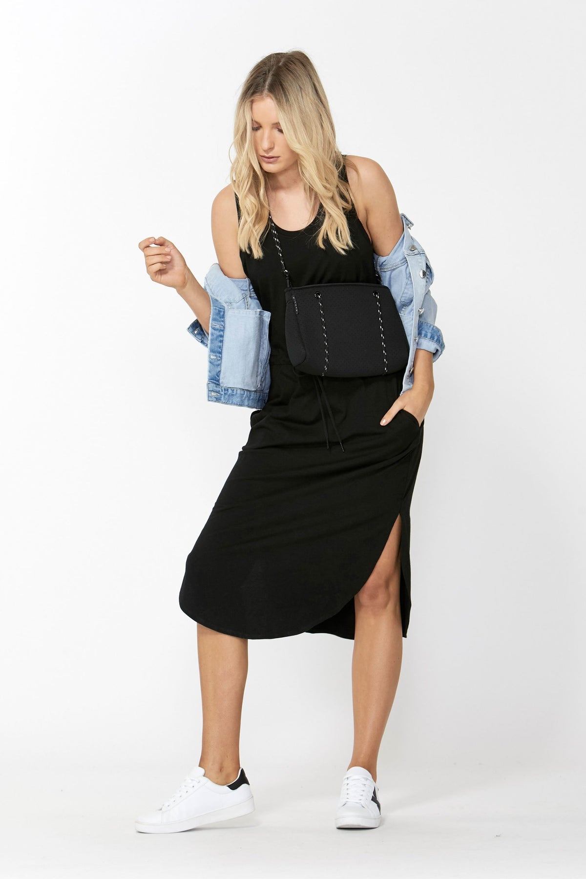 [TEST] D-Luxe Drawstring Midi Dress