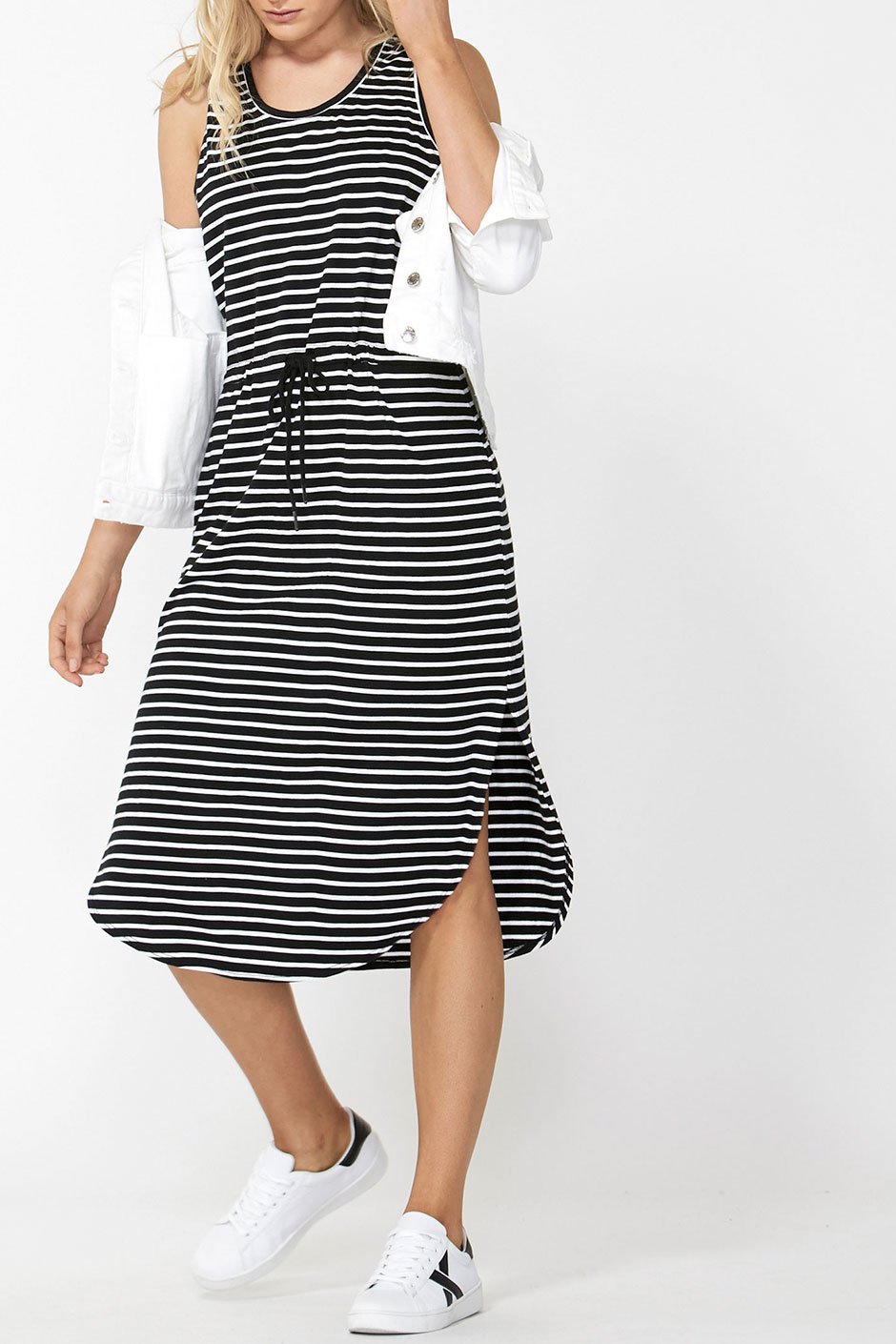[TEST] D-Luxe Drawstring Midi Dress