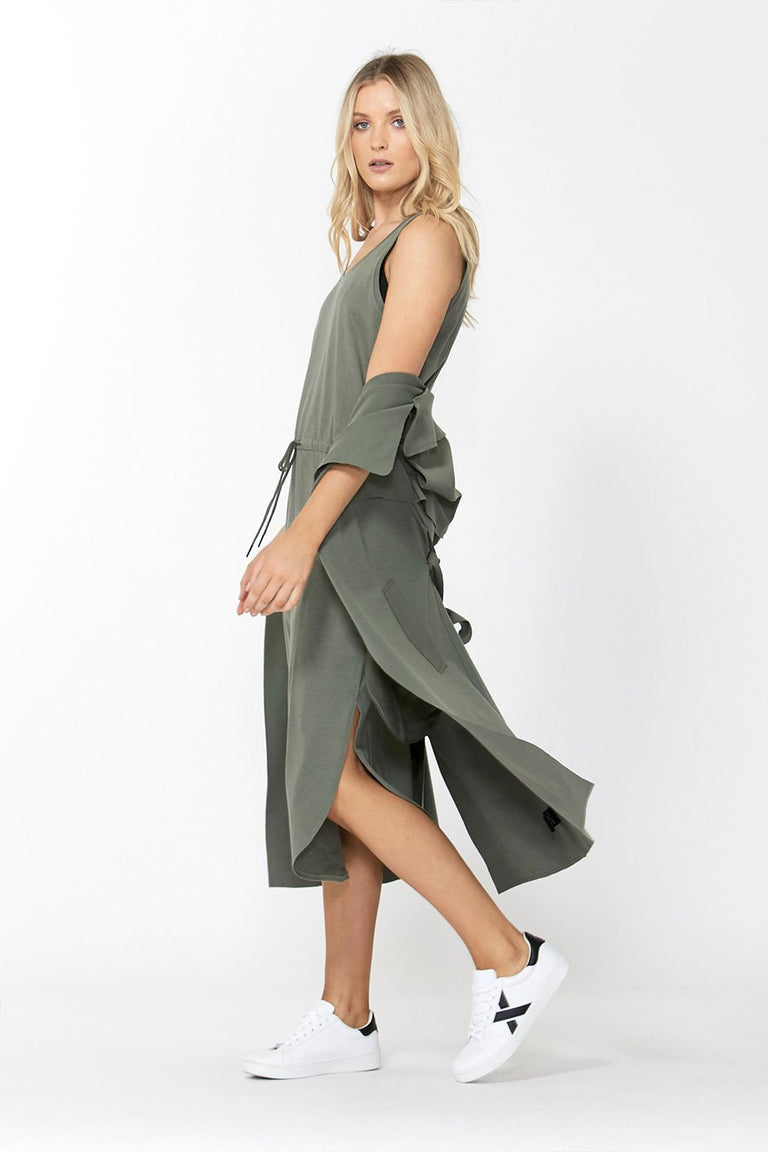 [TEST] D-Luxe Drawstring Midi Dress