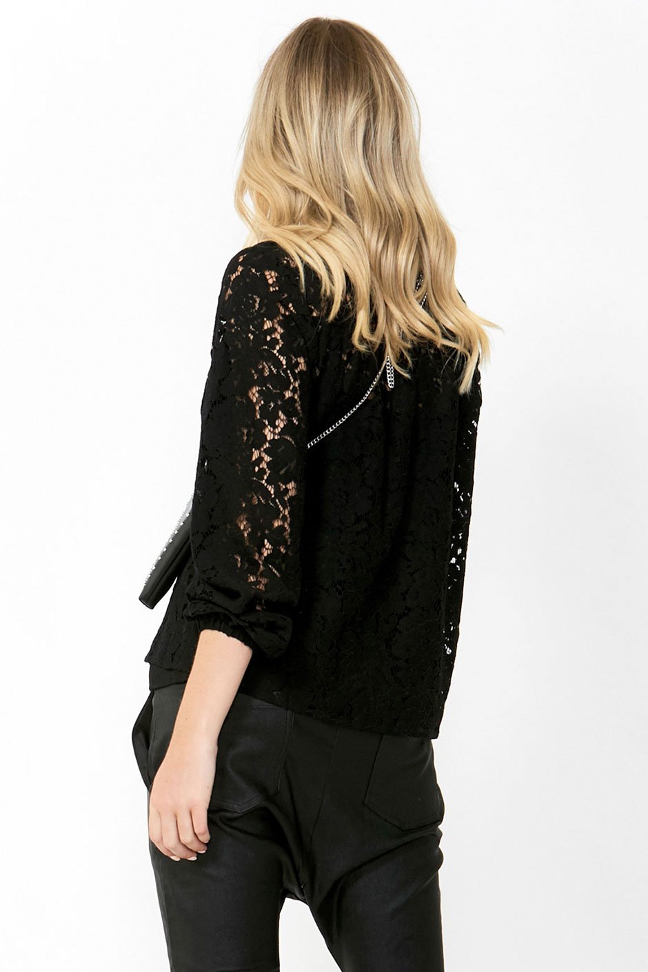 [TEST] Kate High Neck Lace Blouse