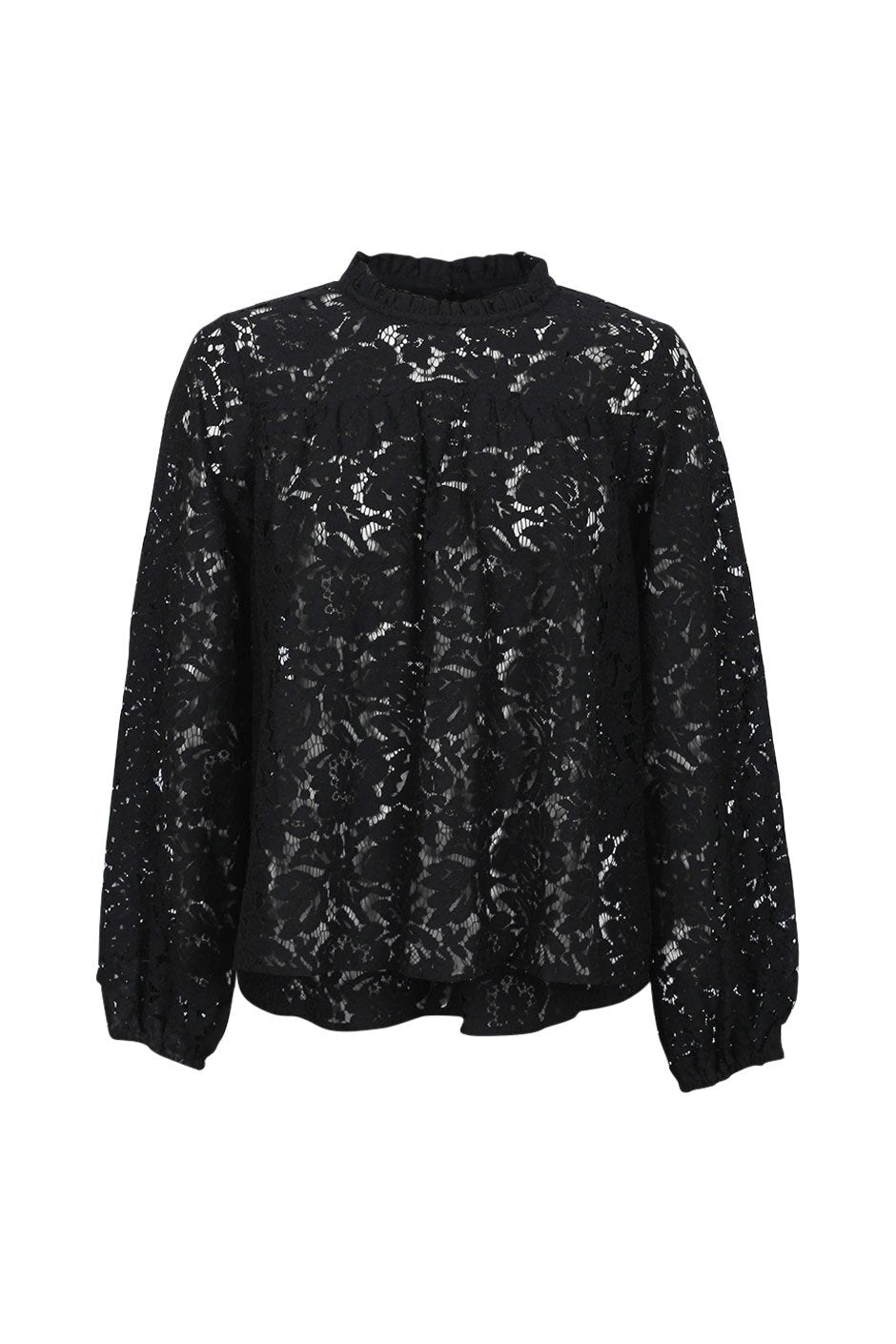 [TEST] Kate High Neck Lace Blouse