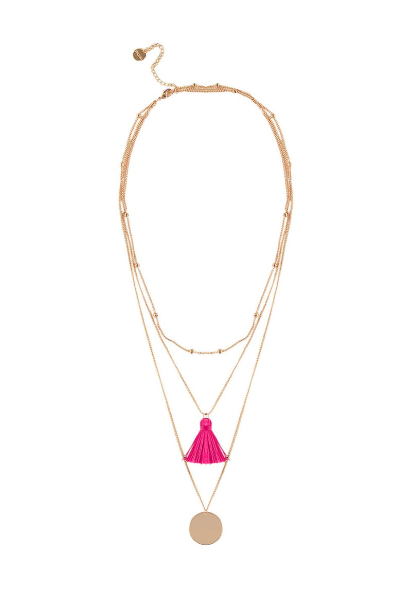 [TEST] Tassel 3 Layer Necklace