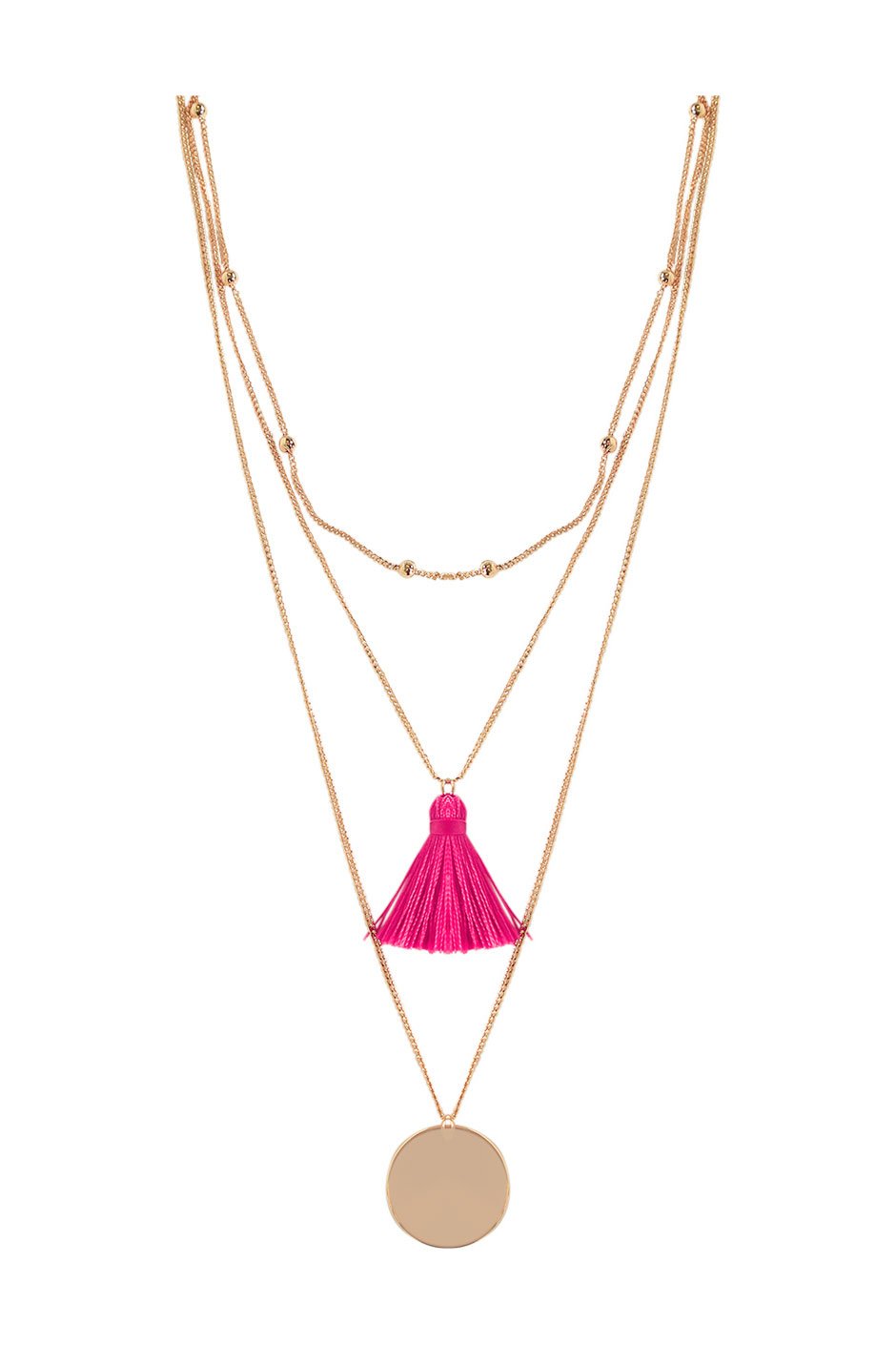 [TEST] Tassel 3 Layer Necklace