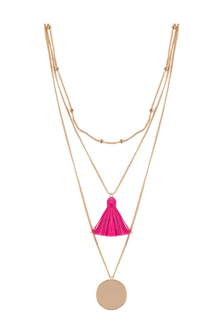 [TEST] Tassel 3 Layer Necklace