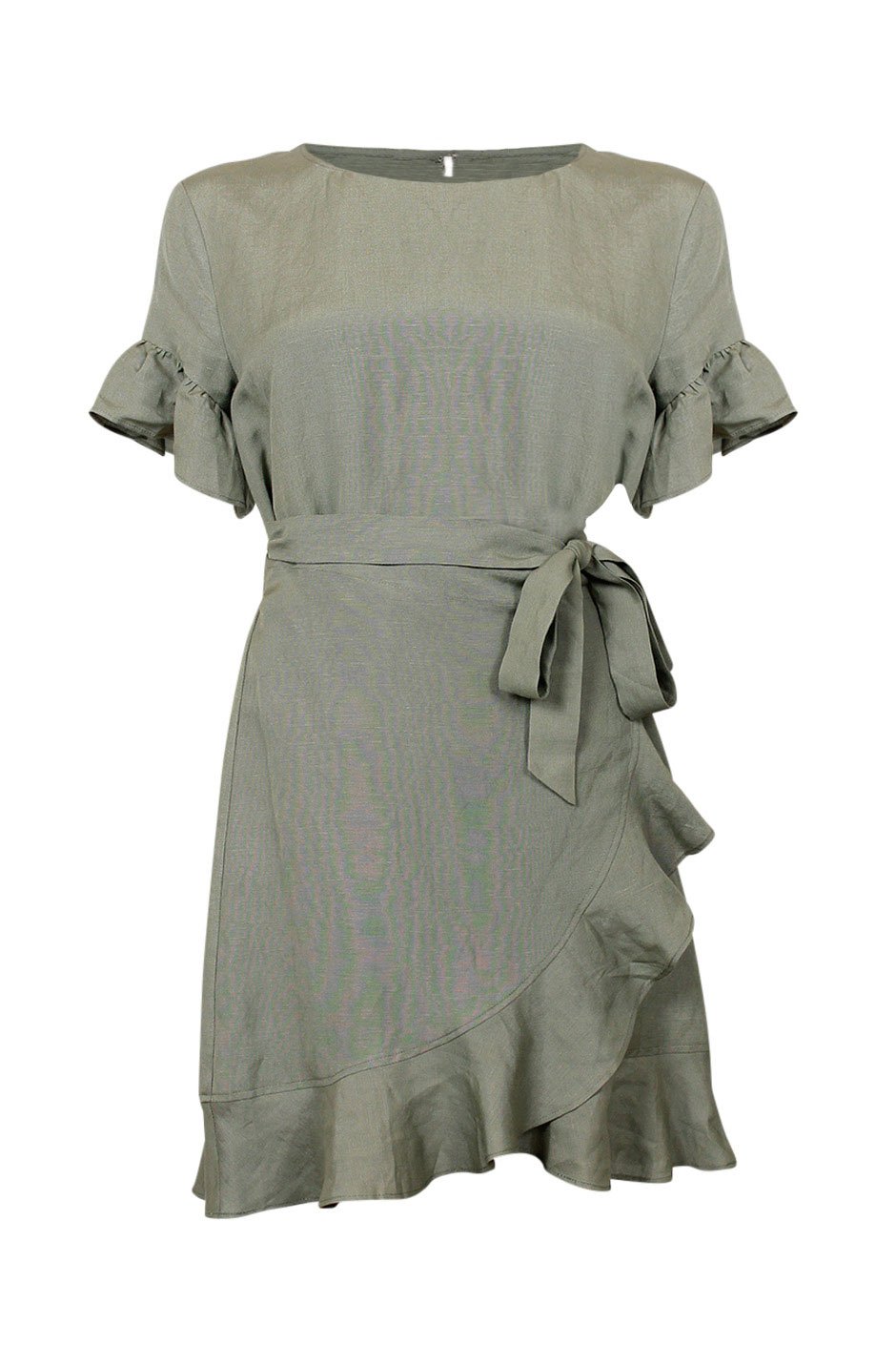 [TEST] Maya Ruffle Wrap Dress