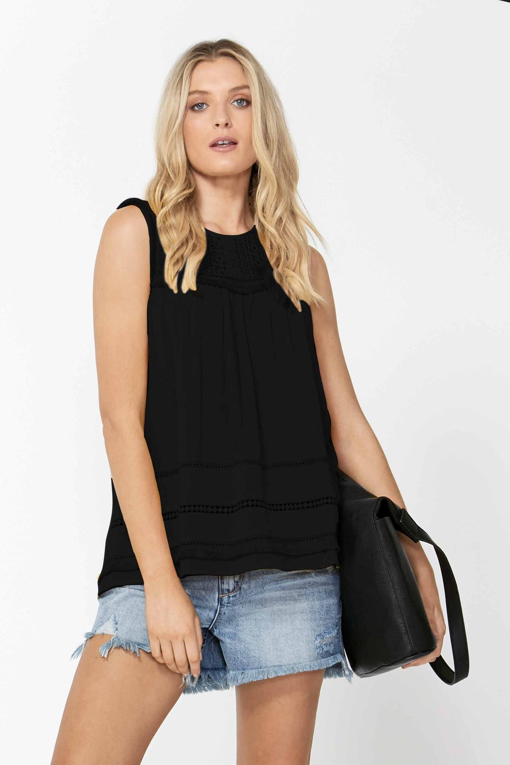 [TEST] Karmen Lace Yoke Top
