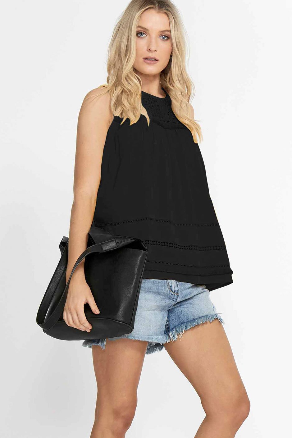 [TEST] Karmen Lace Yoke Top