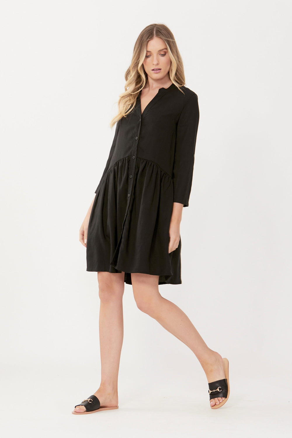 [TEST] Kym High Low Shirt Dress