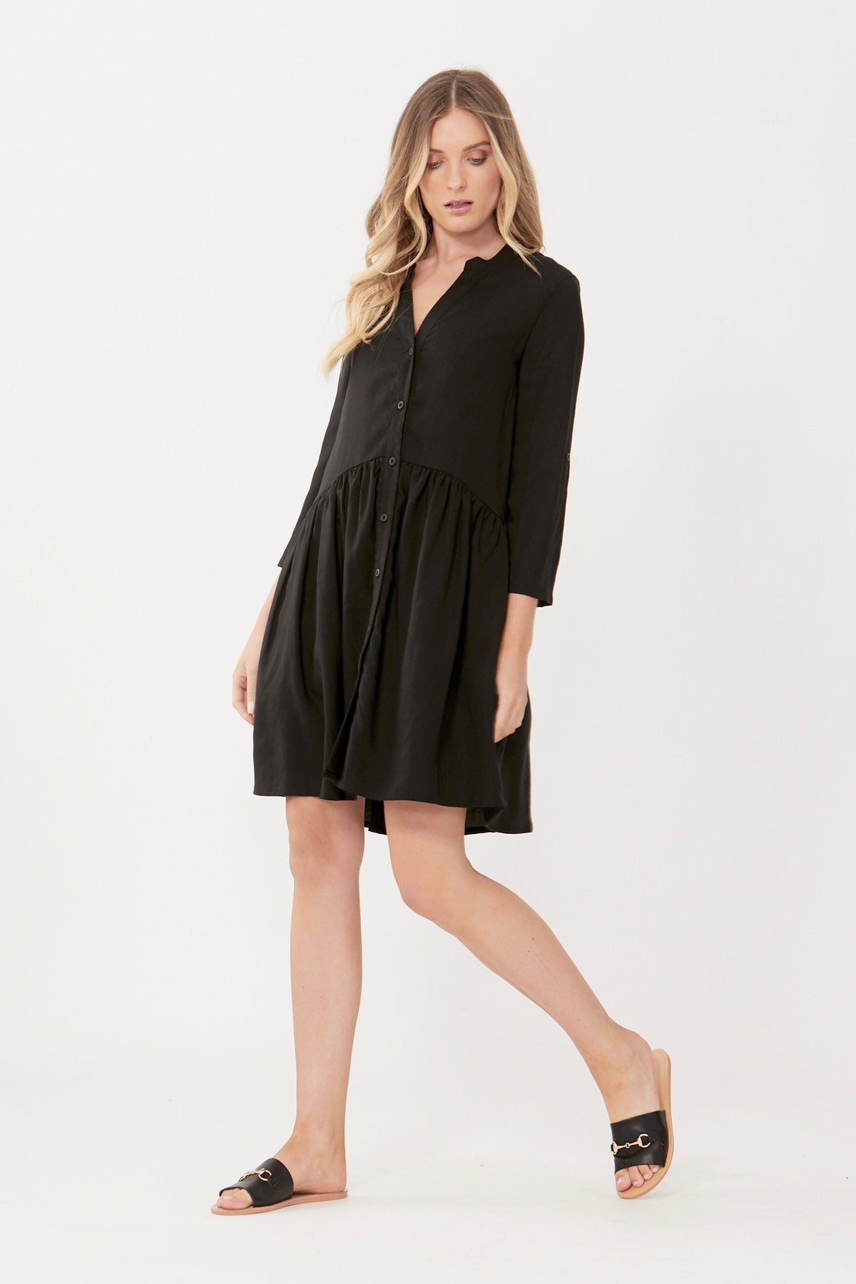 [TEST] Kym High Low Shirt Dress