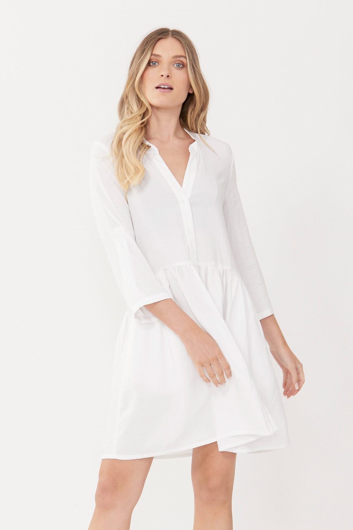 [TEST] Kym High Low Shirt Dress